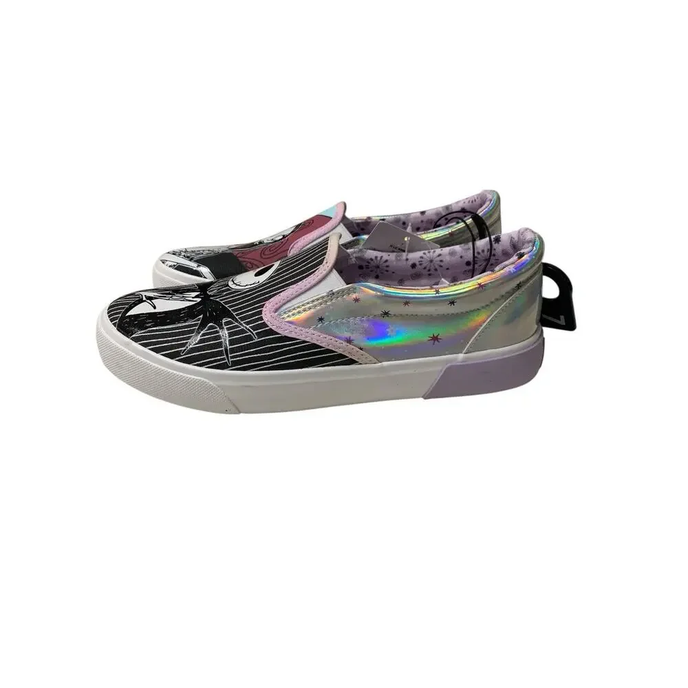 GROUND UP Disney Nightmare Before‎ Christmas Slip-on Sneakers Shoes Size 7